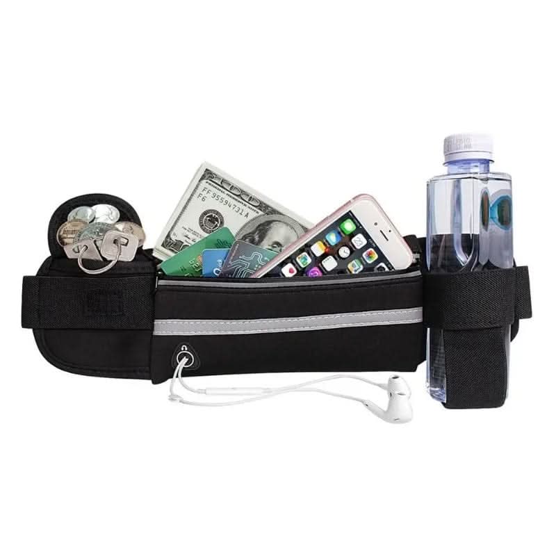 Sports Waist Bag Water-Resistant Adjustable Strap Lightweight