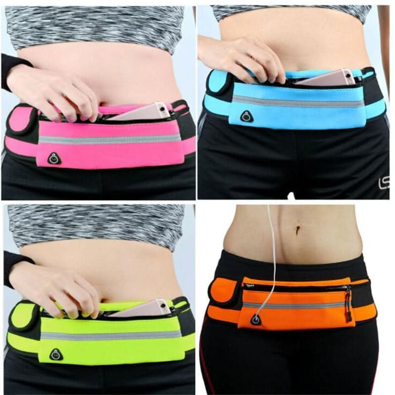 Sports Waist Bag Water-Resistant Adjustable Strap Lightweight