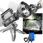 Spotlight 9000 Lumens Rechargeable Built-In Tripod