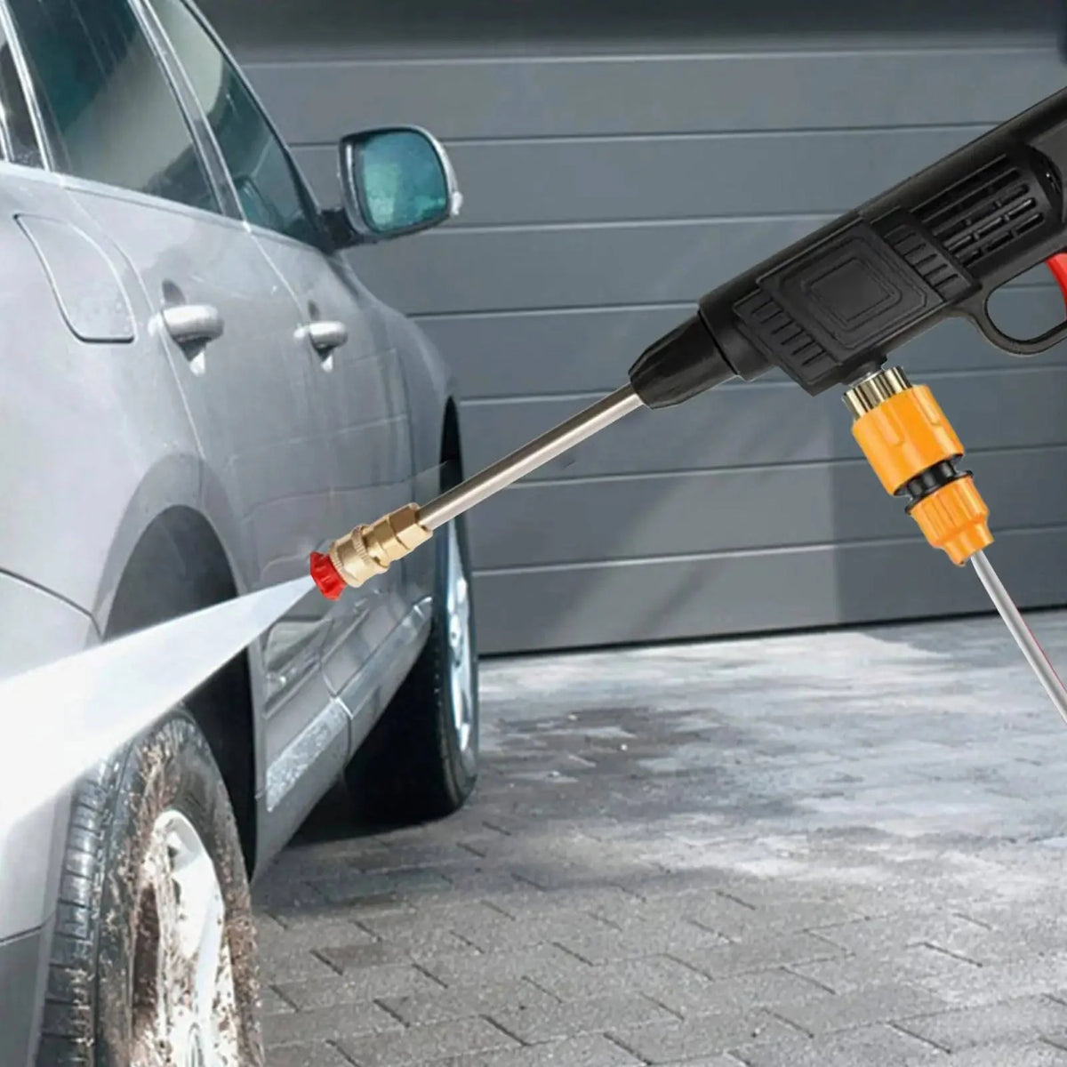 Spray Gun Cordless High-Pressure Jet & Fan Copper Nozzle