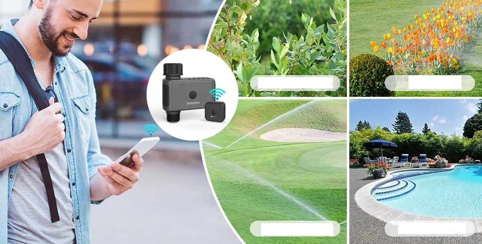 Sprinkler Timer WiFi Weather-Adaptive App & Voice Control