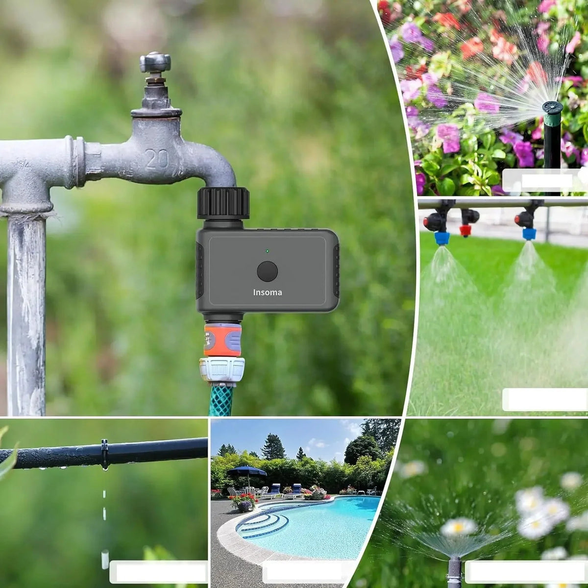 Sprinkler Timer WiFi Weather-Adaptive App & Voice Control