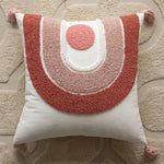 Square Accent Pillow Hand-Tufted Cotton Removable Insert