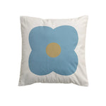 Square Cushion Cover Hand-Tufted 3D Chenille Hidden Zipper