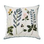Square Cushion Cover Hand-Tufted 3D Chenille Hidden Zipper