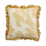 Square Cushion Cover Hand-Tufted 3D Chenille Hidden Zipper