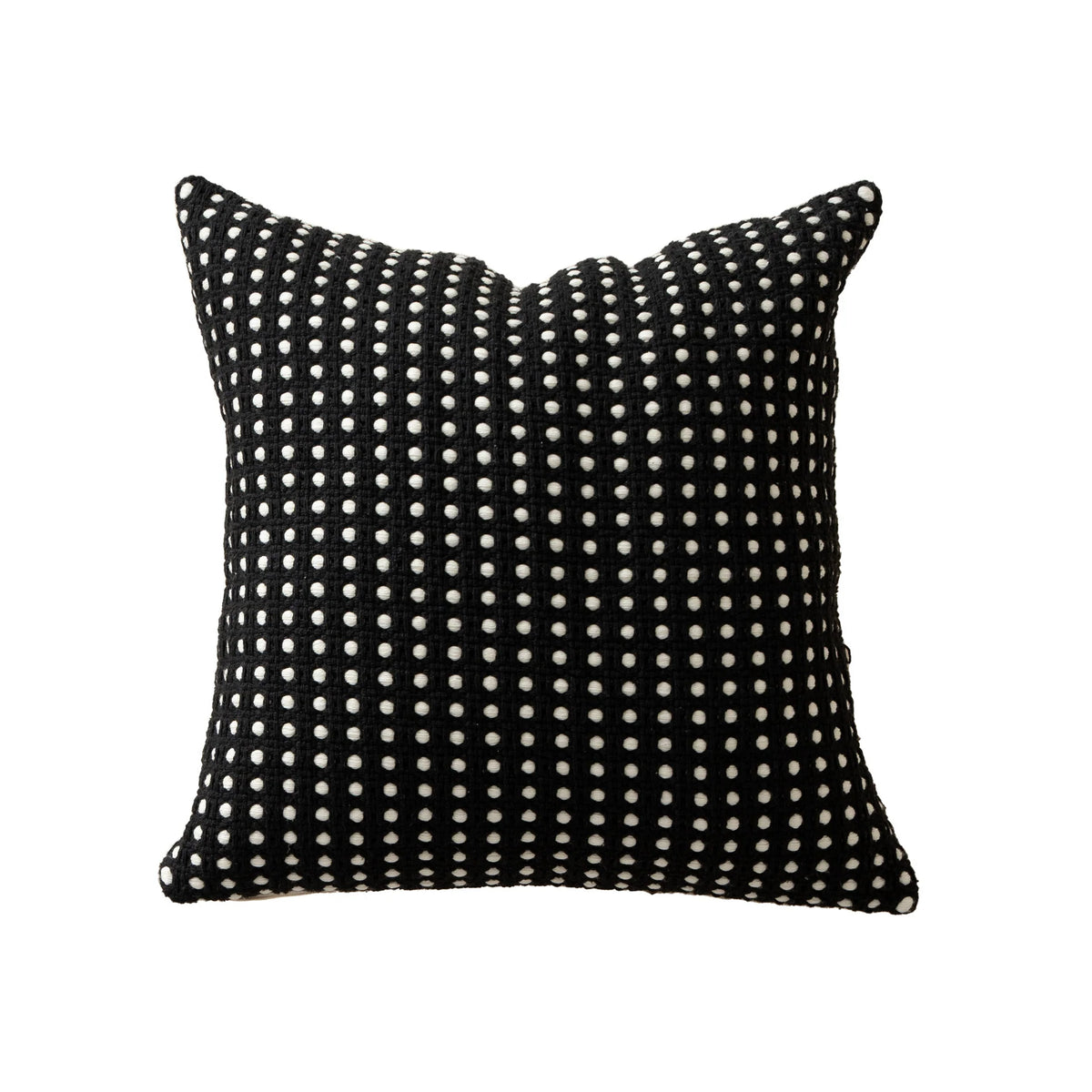 Square Cushion Cover Hand-Tufted 3D Chenille Hidden Zipper