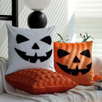 Square Cushion Cover Hand-Tufted Seasonal Motif Microvelour Machine Washable