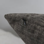 Square Cushion Cover Linen-Blend Removable Sleeve