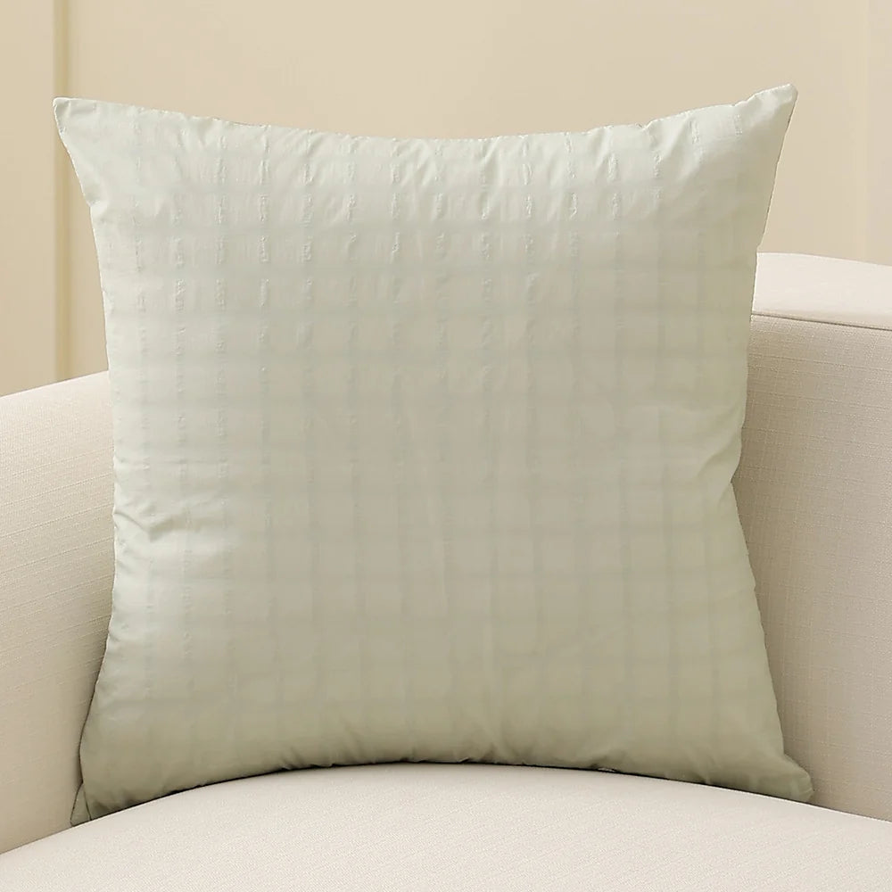 Square Cushion Cover Pearlescent Sheen & Micro-Tuft