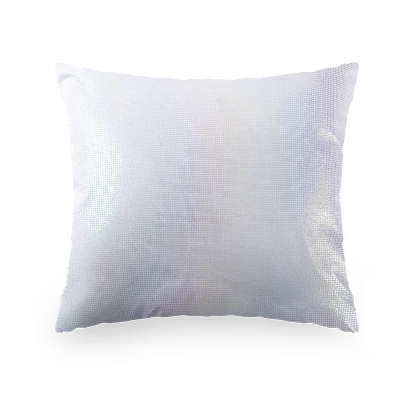 Square Cushion Cover Pearlescent Sheen & Micro-Tuft
