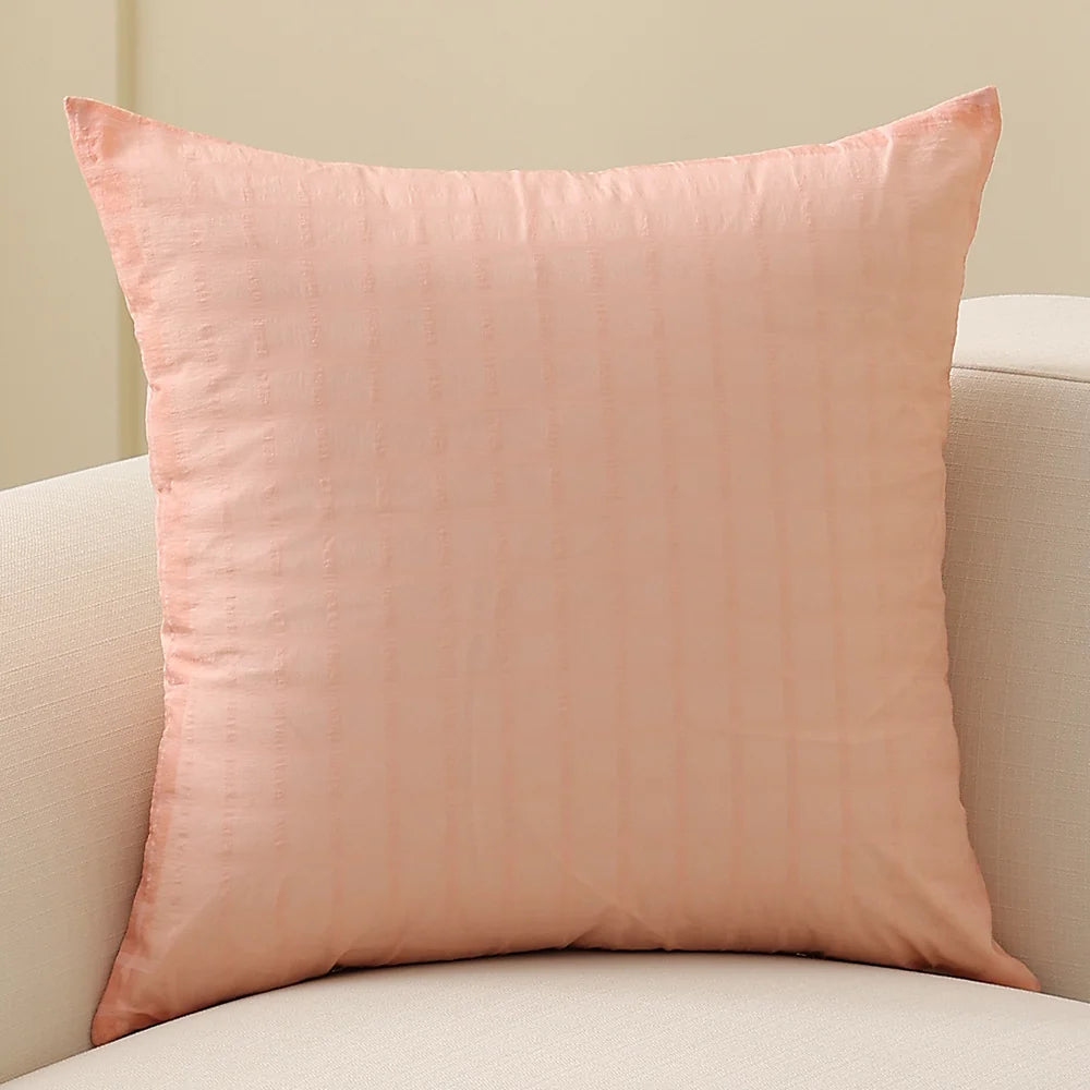 Square Cushion Cover Pearlescent Sheen & Micro-Tuft