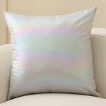 Square Cushion Cover Pearlescent Sheen & Micro-Tuft