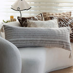 Square Cushion Cover Velvet-Like Raised Chenille Concealed Zipper