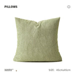 Square Decorative Cushion Textured Bouclé Removable Cover Polyester Filling