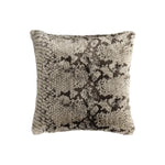 Square Decorative Pillow Plush Faux Fur Concealed Zipper