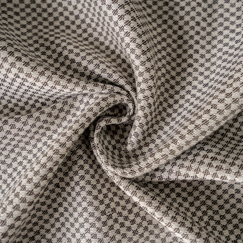 Square Pillow Cover Cotton-Linen Micro Dot Texture Concealed Zipper