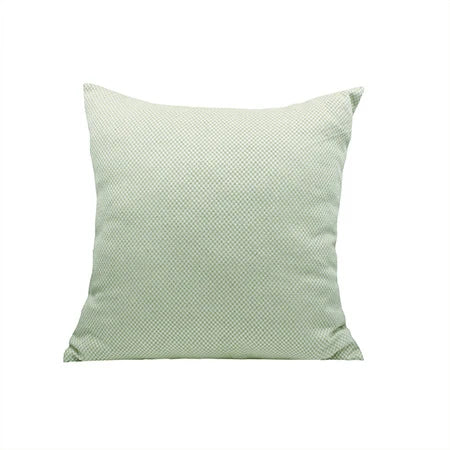 Square Pillow Cover Cotton-Linen Micro Dot Texture Concealed Zipper