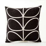 Square Pillow Cover Retro Scandi Dot Cotton-Linen Concealed Zipper