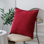 Square Pillowcase Linen-Cotton Hidden Zipper 18x18