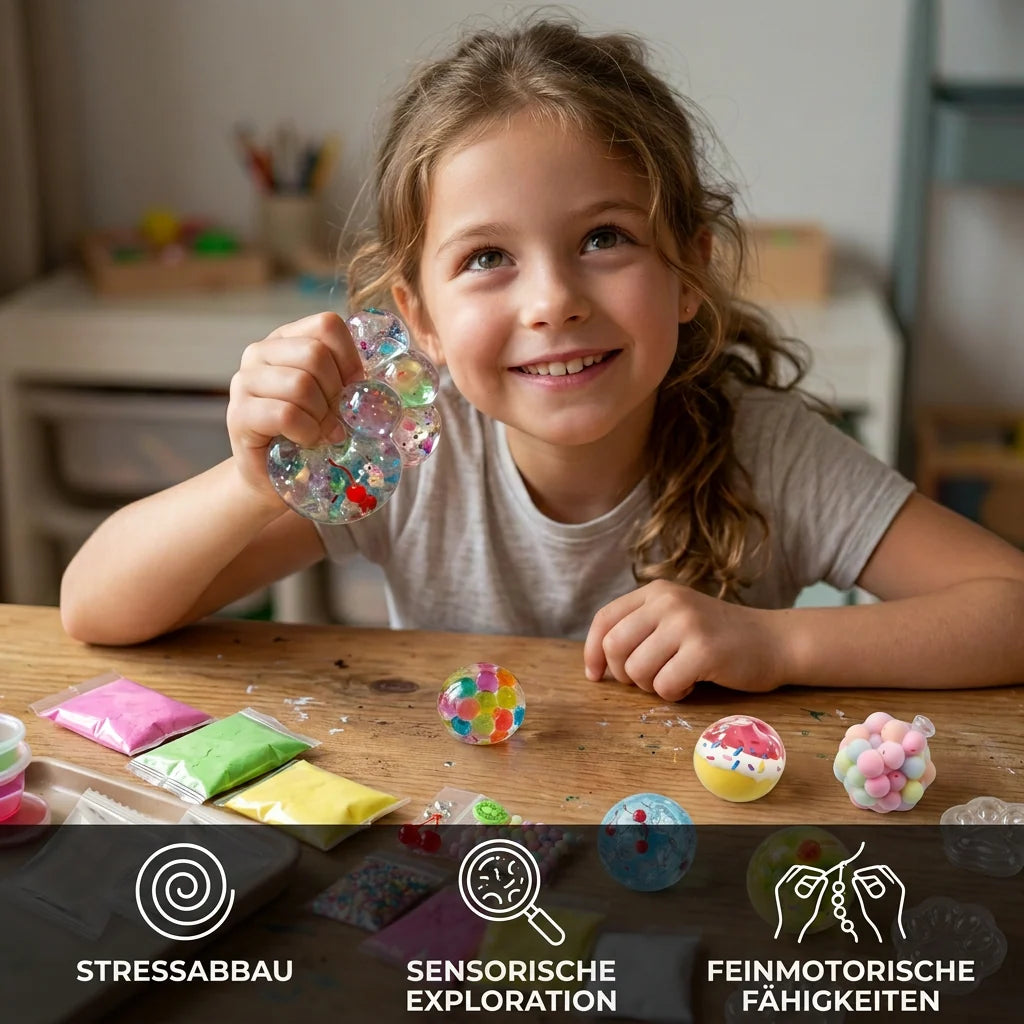 Squishy Ball Craft Kit DIY Sensory Play