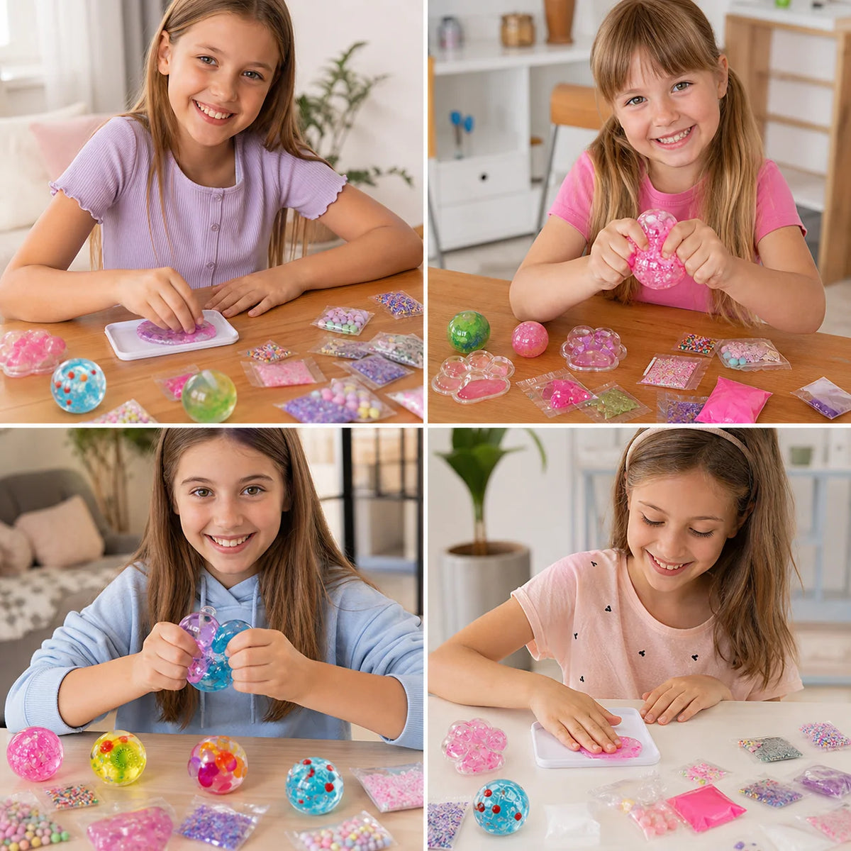 Squishy Ball Craft Kit DIY Sensory Play