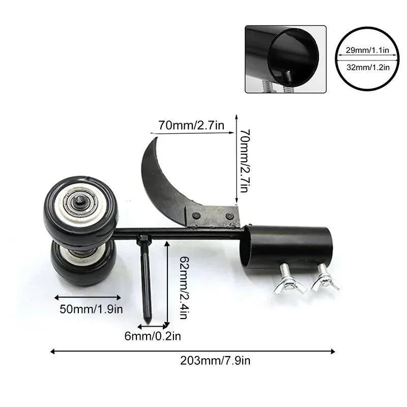Stand-Up Weed Puller Adjustable Ergonomic Dual-Head