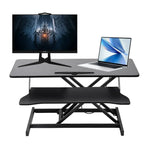 Standing Desk Riser Dual-Tier 37-Inch Sit-Stand Converter