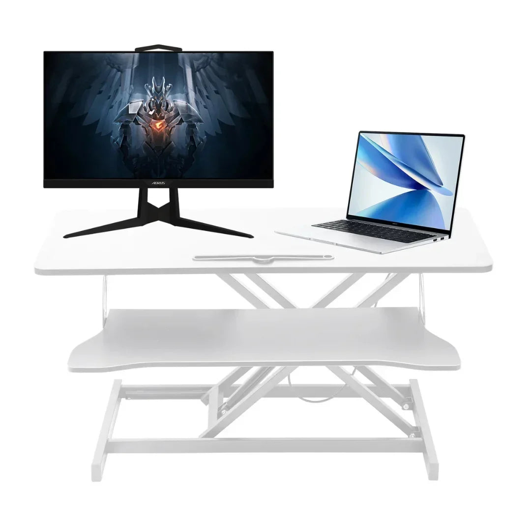 Standing Desk Riser Dual-Tier 37-Inch Sit-Stand Converter