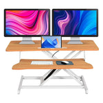 Standing Desk Riser Dual-Tier 37-Inch Sit-Stand Converter