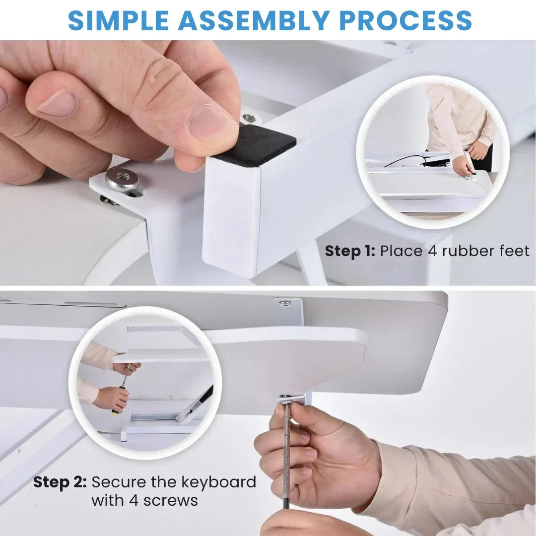 Standing Desk Riser Dual-Tier 37-Inch Sit-Stand Converter