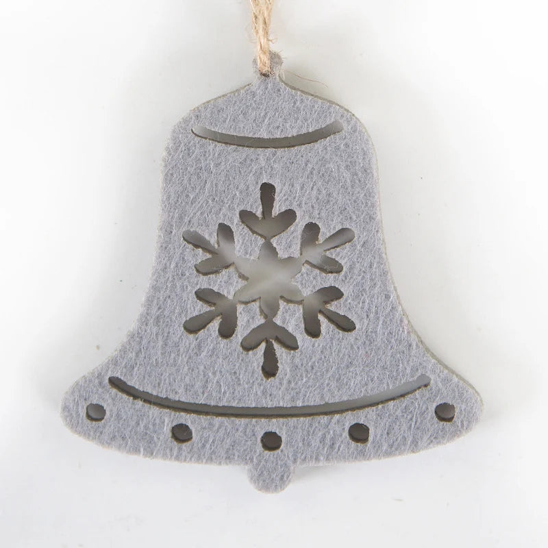 Star Ornament Premium Felt Easy-Hang Cord