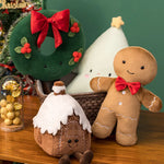 Star Pillow Plush Fleece Embroidered Face & Pom Pom