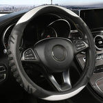 Steering Wheel Cover Honeycomb Non-Slip Grip Synthetic Leather