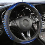 Steering Wheel Cover Honeycomb Non-Slip Grip Synthetic Leather