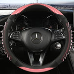 Steering Wheel Cover Honeycomb Non-Slip Grip Synthetic Leather
