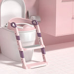 Step Potty Trainer Foldable Built-In Ladder Stable Base