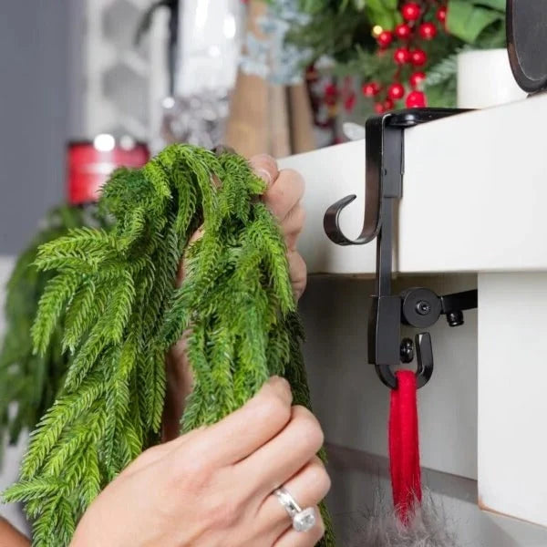 Stocking & Garland Holder No-Drill Adjustable Set of 3