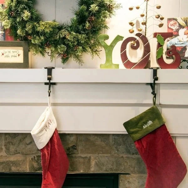 Stocking & Garland Holder No-Drill Adjustable Set of 3