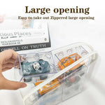Storage Bags Clear Zipper Set of 3