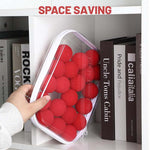 Storage Bags Clear Zipper Set of 3