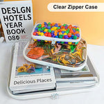 Storage Bags Clear Zipper Set of 3