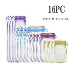 Storage Bags Transparent Reusable Foldable Design