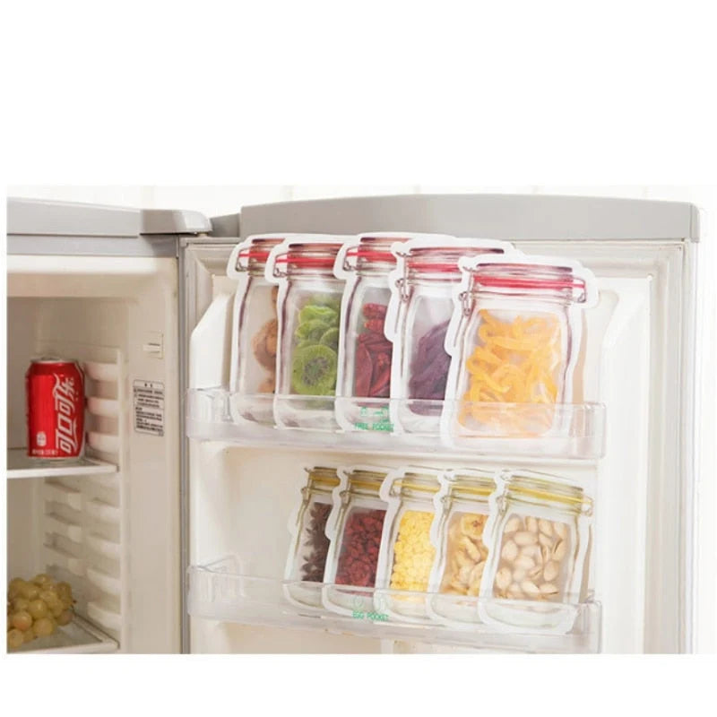 Storage Bags Transparent Reusable Foldable Design