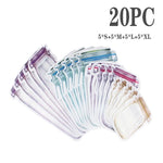Storage Bags Transparent Reusable Foldable Design