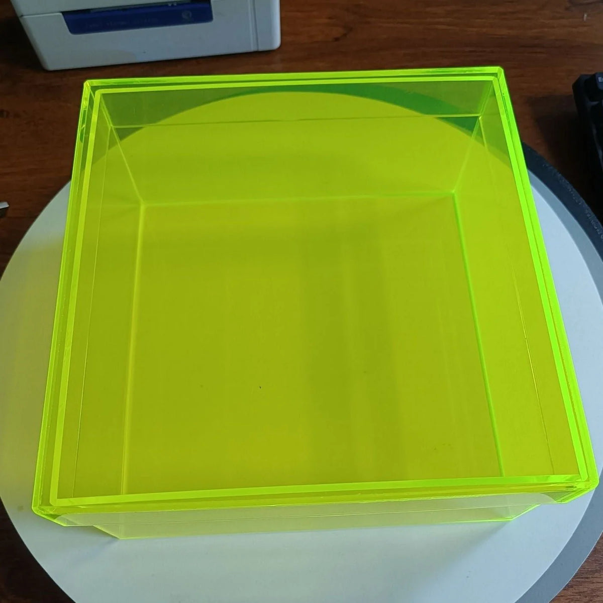 Storage Box Clear Acrylic Stackable With Lid