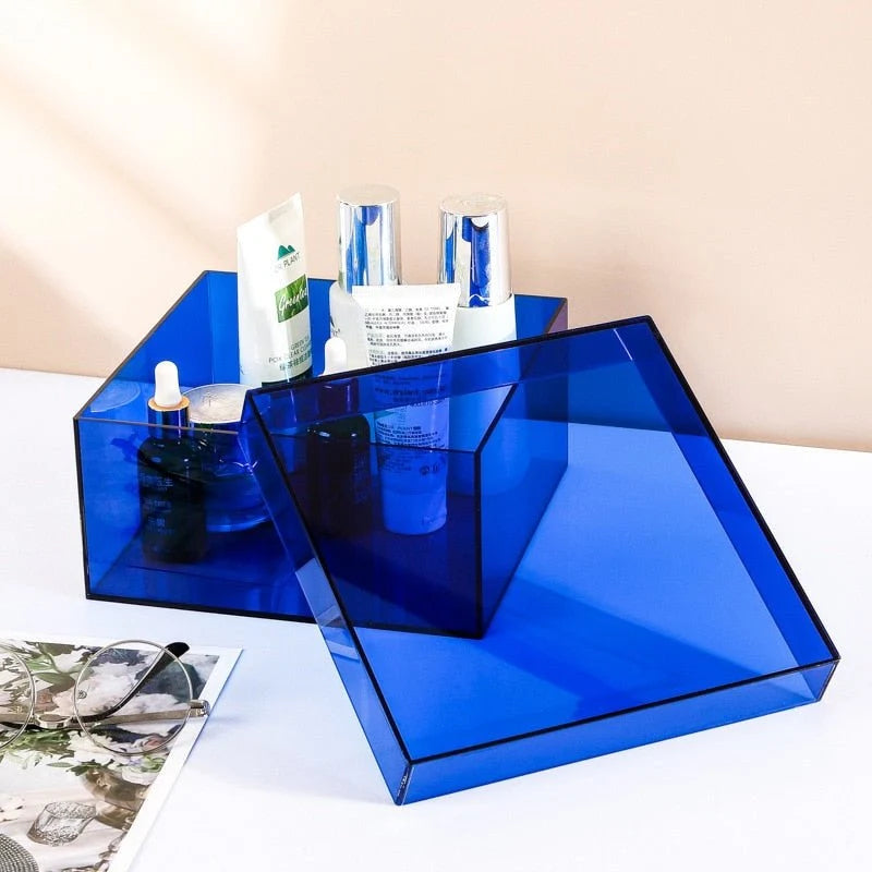 Storage Box Clear Acrylic With Lid