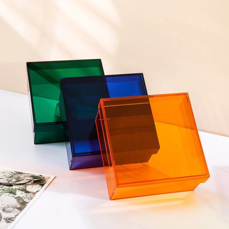 Storage Box Clear Acrylic With Lid