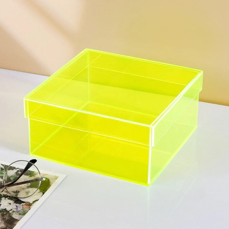 Storage Box Clear Acrylic With Lid