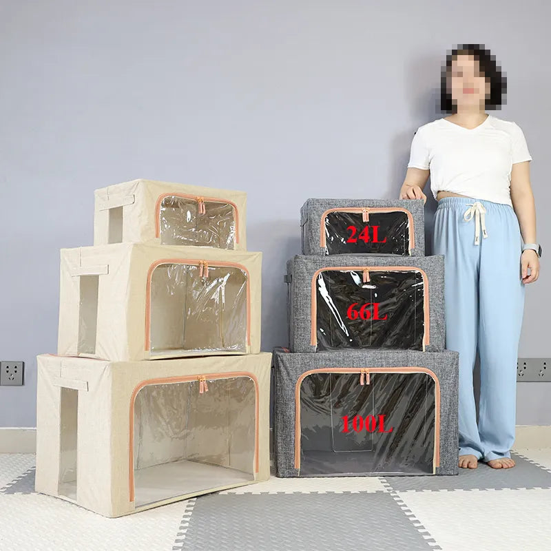 Storage Box Cotton Foldable Space-Saving Design